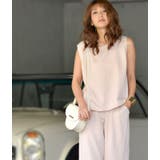 ノースリーブセットアップcocaオリジナル(ガウチョパンツ オールインワン風 | coca | 詳細画像6