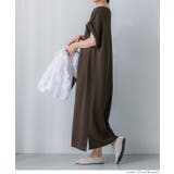 【速乾・イージーケア】エンボスボートネックワンピース | coca | 詳細画像6