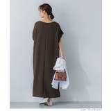 【速乾・イージーケア】エンボスボートネックワンピース | coca | 詳細画像7