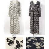 シックカラー花柄カシュクールワンピースcocaオリジナル 石田一帆さん着用 | coca | 詳細画像23