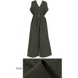 ジャンプスーツ レディース Vネック | coca | 詳細画像14 