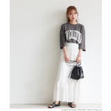 ビックシルエットカレッジロゴTシャツ | coca | 詳細画像17 