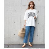 ビックシルエットカレッジロゴTシャツ | coca | 詳細画像9 