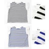 キッズ 袖フリルボーダーカットソー | coca | 詳細画像18 