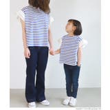 キッズ 袖フリルボーダーカットソー | coca | 詳細画像8 