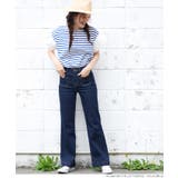 フリルドッキングボーダートップス | coca | 詳細画像17 