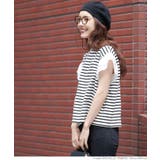 フリルドッキングボーダートップス | coca | 詳細画像9 