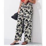【おまけ付】 モノトーン花柄パンツ[品番：PA000011835]｜coca（コカ）の パンツ