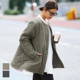 ショート丈キルティングコート | coca | 詳細画像1