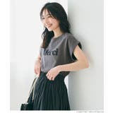 ［Charcoal］ | ＼新色登場／ロゴプリントノースリーブTシャツ | coca