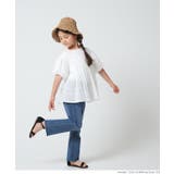 キッズ 親子お揃いドビーレーススクエアブラウス | coca | 詳細画像9 