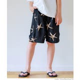 ［Black］ | 親子お揃いレーヨンヒトデハーフパンツ キッズ | coca