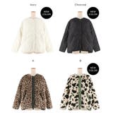 リバーシブルキルティングブルゾン | coca | 詳細画像25 