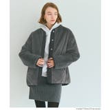 ［Charcoal］ | リバーシブルキルティングブルゾン | coca