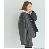 リバーシブルキルティングブルゾン | coca | 詳細画像13 