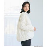 リバーシブルキルティングブルゾン | coca | 詳細画像15 