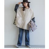 ニットモッサパイピングポンチョ | coca | 詳細画像12