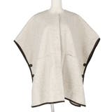 ニットモッサパイピングポンチョ | coca | 詳細画像2