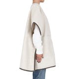 ニットモッサパイピングポンチョ | coca | 詳細画像4