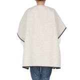 ニットモッサパイピングポンチョ | coca | 詳細画像5