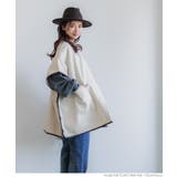 ニットモッサパイピングポンチョ | coca | 詳細画像7