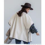 ニットモッサパイピングポンチョ | coca | 詳細画像8