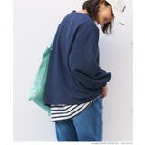 ミニ裏毛ボーダーボートネックビッグトップス | coca | 詳細画像20