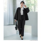 ［Black］ | 【セレモニー】ダブルクロスセットアップスーツ | coca