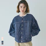 デニムボリュームスリーブジャケット | coca | 詳細画像1 
