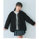［Black］ | 親子お揃いリバーシブルキルティングブルゾン キッズ | coca