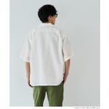 メンズシアサッカーストライプ開襟シャツ | coca | 詳細画像6