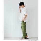 メンズシアサッカーストライプ開襟シャツ | coca | 詳細画像7