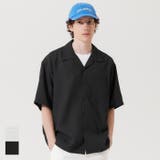 メンズシアサッカーストライプ開襟シャツ | coca | 詳細画像1