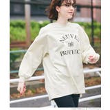 ［Ivory］ | ミニ裏毛プリントスウェット | coca