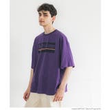 ［Purple］ | BOXロゴプリントT | coca