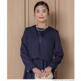 ノーカラーショートジャケット | coca | 詳細画像12