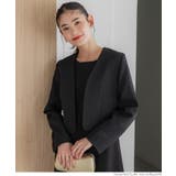 ノーカラーショートジャケット | coca | 詳細画像14