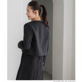 ノーカラーショートジャケット | coca | 詳細画像16