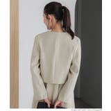 ノーカラーショートジャケット | coca | 詳細画像6