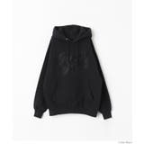 裏起毛ロゴ刺繍パーカー | coca | 詳細画像13