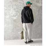 裏起毛ロゴ刺繍パーカー | coca | 詳細画像9