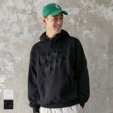 裏起毛ロゴ刺繍パーカー | coca | 詳細画像1