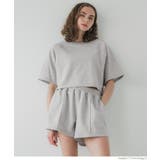 ［Gray］ | しっかり裏毛スウェットショートパンツ | coca