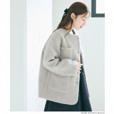 プードル金釦ノーカラーコート | coca | 詳細画像20