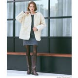 プードル金釦ノーカラーコート | coca | 詳細画像15