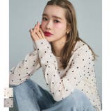 大人気アイテム再入荷！シースルードットトップス | coca | 詳細画像1 