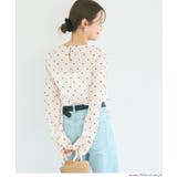 〈26ss新色登場/WEB限定カラー〉シースルードットトップス | coca | 詳細画像5