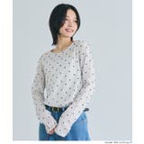 大人気アイテム再入荷！シースルードットトップス | coca | 詳細画像7 