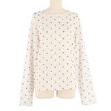 ［Ivory］ | 〈26ss新色登場／WEB限定カラー〉シースルードットトップス | coca
