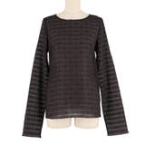[Brown] | 〈26ss新色登場／WEB限定カラー〉シースルードットトップス | coca